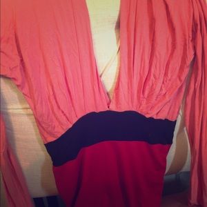 Cute back and front open dress